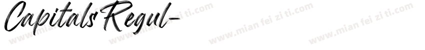 Capitals Regul字体转换
